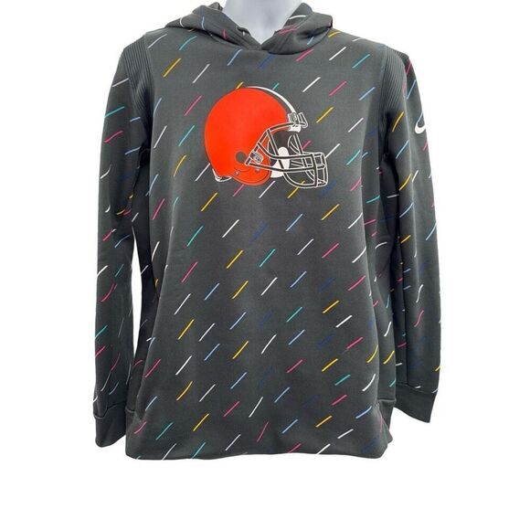 On-Field Apparel Cleveland Browns Crucial Catch Pullover XL Ribbed Shoulder - Picture 1 of 10
